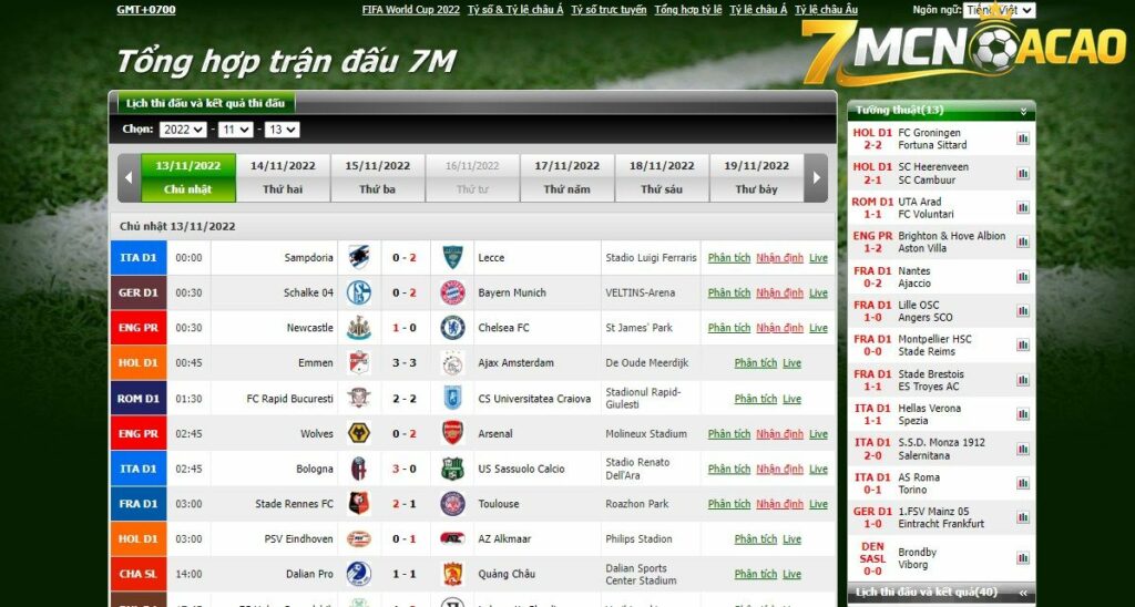 Giao diện website được thiết kế rõ ràn